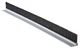 Tanis Brush RPVC331036 Stapled Strip Brush with Rigid PVC Backing, 90 Degree