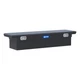 UWS Matte Black 72in Truck Tool Box Storage Low Profile, Pull Handles Storage