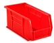 EACH Akro-Mils 30-230 RED Hanging Stacking Bins, 10-7/8"L x 5-1/2"W x 5"H(DR)