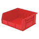 AKRO-MILS 30235RED Hang and Stack Bin,Red,Plastic,5 in PK 6