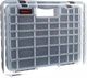 Stalwart - 75-ST6073 Portable Storage Case with Secure Locks 55 Bin, Black 