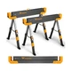 WORKESS Saw Horses 2 Pack Folding, 2600 Lbs Load Capacity & 24-32 Inch Adjust...