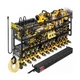 POKIPO 49.5" W Large Power Tool Organizer Wall Mount with Charging Station, 4...