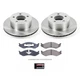 PowerStop Disc Brake Kit - Front - Fits Jeep Cherokee 1990-1999, Jeep Comanche 1