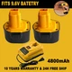 Battery DW9062 or DC9310 Charger 9.6 Volt DW9061 Ni-MH 4.8Ah for Dewalt DW952 US