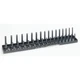 Hansen Global 1202 1/2" Drive Metric Socket Holder - Gray