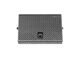 Montezuma ME300AL 30" x 15" Triangle Toolbox, Aluminum, Brite