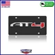 Eurosport Daytona- Compatible with -, GMC AT4 Carbon Steel License Plate