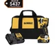 DEWALT DCF850B 20V MAX Brushless Impact Driver Kit 5Ah Battery Charger Bag