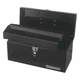 Westward 44Zj82 Westward Tool Box, Plastic, Steel, Black, 16 In W X 7 In D X