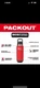 Milwaukee PACKOUT 36-Oz. Insulated Bottle with Chug Lid, Red.