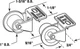 Prime-Line 22798 Steel White Right Handed Drawer Guide Roller Assembly
