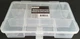 Clear Storage Organizer Cases Containers 9 Sections Lock-Top 9"X6"X1.8"