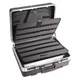 Westward 45Kk77 Westward Tool Case, Plastic, Black, 16-1/2 In W X 8 In D X