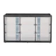 Stanley 14.25"W 9-Compartment Polypropylene Storage Organizer Black/Clear