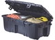 Plano 108 Quart Large Hinged Storage Box Black Heavy Duty Organizer Container