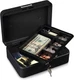 Honeywell Safes & Door Locks - Standard Small Cash Box 7.4x10.1x4.1, Black 