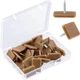 30 Pcs Tack-In Drawer Glides Plastic Furniture Sliders for Repairing Dressers 30 Pcs Tack-In Drawer Glides Plastic Furniture Sliders for Repairing Dressers