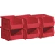 Akro Mills 6Pk Red Small Bin