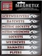 Chroma 9025 Toolbox Magnet, Silver 