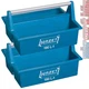2x Hazet Plastic Carry Case 190L-1 Tool Box Case Empty 39x29x21cm