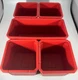 5 Red Profile Storage Bin Trays Dividers Milwaukee Packout Organizer 48-22-8435