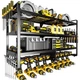 POKIPO Large Power Tool Organizer Wall Mount,4 Layers Heavy Duty Metal Loads ...