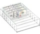 XUWAIDSGN Large Acrylic Cash Organizer 8 Section Clear Money Budget 