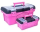Pink Power Pink Tool Box for Women - Sewing, Art & Craft Organizer ... Fast Ship
