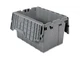 Akro-Mils Attached Lid Storage Container - Internal Dimensions: 12" Height - Ext
