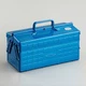 TOYO STEEL 2-Tier Tool Box ST-350 B Blue ST-350 TOYO Japan