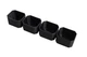 splash n color Milwaukee Packout Low-Profile Tool Box Organizer Middle Black