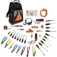 Klein Tools 80141 Hand Tools Kit includes Pliers, Screwdrivers, Nut Drivers,...
