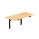 TORACK Heavy Duty Wall Mounted Folding Workbench, Space-Saving Collapsible Wa...