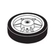 Rubbermaid 1306L3 1/2 sq yd Tilt Truck 10 in Wheel