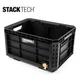 TOUGHBUILT STACKTECH Crate 21-in W x 11.4-in H x 16-in D Plastic/Metal Tool Box