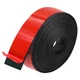 Yhoetid Adhesive Rubber Strips, 1"Wide X 1/8"Thick X 10FT Long, Black 