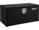 Buyers Black Steel 18" X 18" X 24" Underbody ToolBox w/ Paddle Latch - 1702100