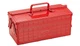 TOYO Steel 2-Tier Tool Box ST-350 Red Japanese Made Cantilever Toolbox