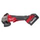 Milwaukee 2882-22 M18 FUEL Cordless 4-1/2"/5" Braking Grinder Kit w/ ONE-KEY