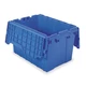 AKRO-MILS 39120BLUE Attached Lid Ctr,Blue,Solid,Ind Grd Poly 5LA33