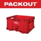 MILWAUKEE PACKOUT 18.6 In. Tool Storage Crate Bin with Carrying Handles and 50 L