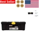 Durable 12-inch Tool Box Organizer Black Yellow Storage Container High Density