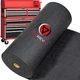ONREVA Tool Box Liner 18 inch Wide x 24 ft Large, 4mm Thick Black 