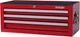 Workington Industrial 3 Drawers Portable Metal Intermediate Box, 26" Middle Tool