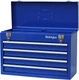 Workington Portable Metal Tool Chest with 4 20.5" W x 14.4" H x 8.6" D, Blue 