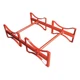 DAYTON 30YN83 Drum Rack,55 gal,Dia. 23 1/2in,Red 30YN83