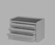 PREMIUM RUBBERIZED DRAWER LINERS For Lowe's Kobalt Mini Toolbox 3 DRAWER BASE 