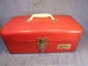 VTG UNION # 5314 Steel Chest Tool Fishing Tackle Box LeRoy NY USA  Pat. # 161360