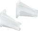 Prime-Line R 7240 Drawer Side Track Brackets, White Nylon (1 1 Pack, 